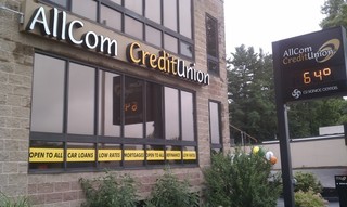 Front of branch -AllCom Credit Union